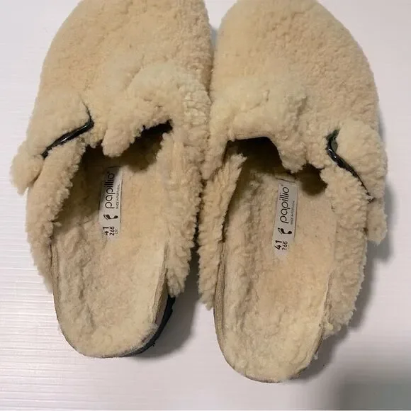 Birkenstock Papillo Boston Big Buckle Flex Platform
Shearling Teddy Eggshell 41 - Picture 5 of 12